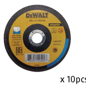 Dewalt DWA8060 100 x 1.2 x 16mm Inox Metal Cutting Wheel - 10pcs