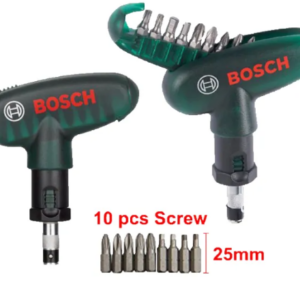 BOSCH 10pcs Pocket Screwdriver Bit Set